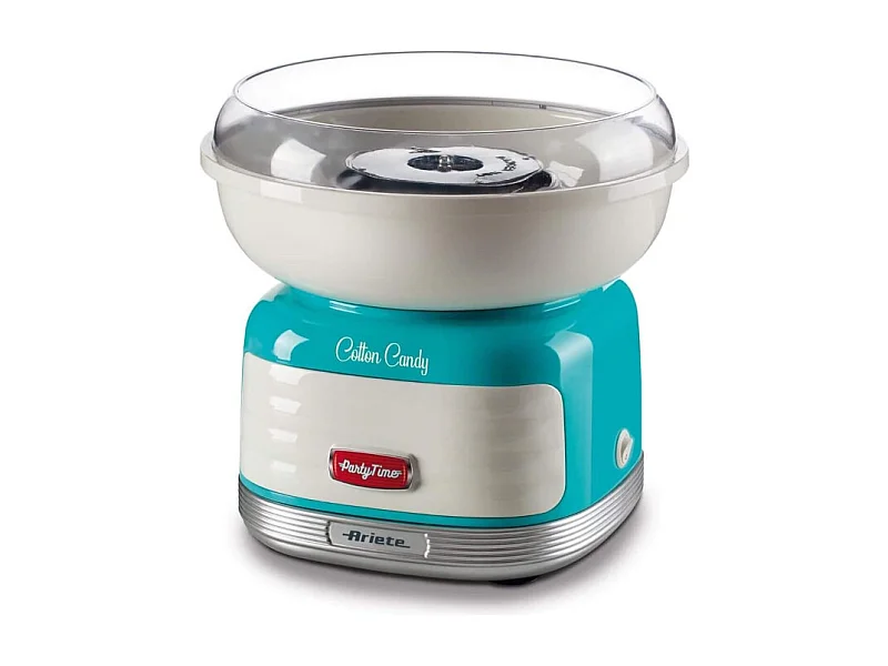 Macchina per Zucchero Filato - Compatibile con Zucchero Semolato e Caramelle Dure - 500 Watt - Azzurro