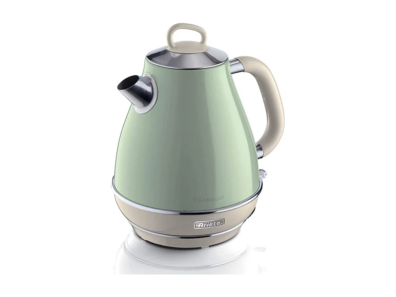 Bollitore Elettrico 1,7L - Design Vintage, Autospegnimento, Acciaio Inox - Verde