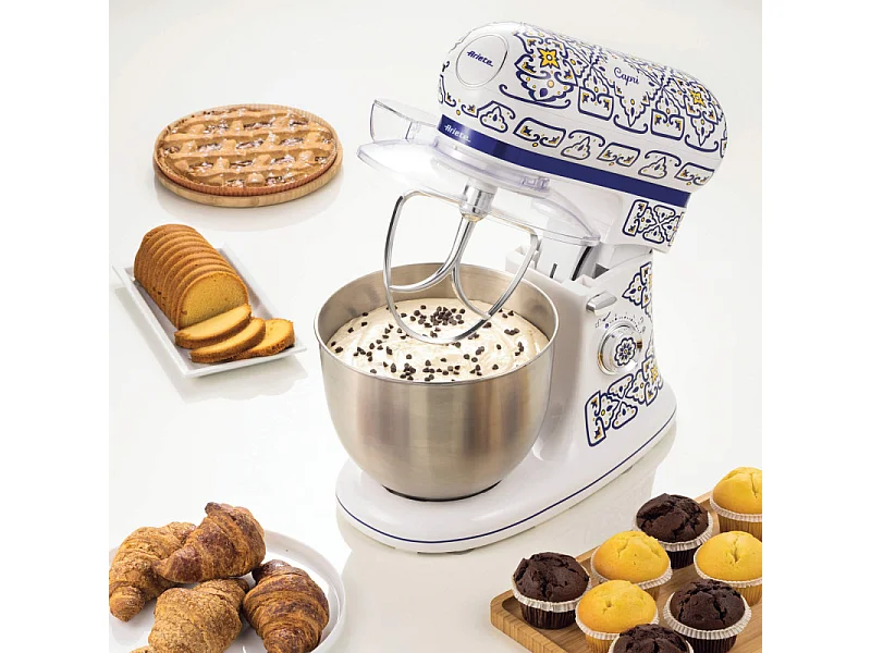 Impastatrice planetaria 2400W - 7 velocità - 5,5L - Acciaio inox