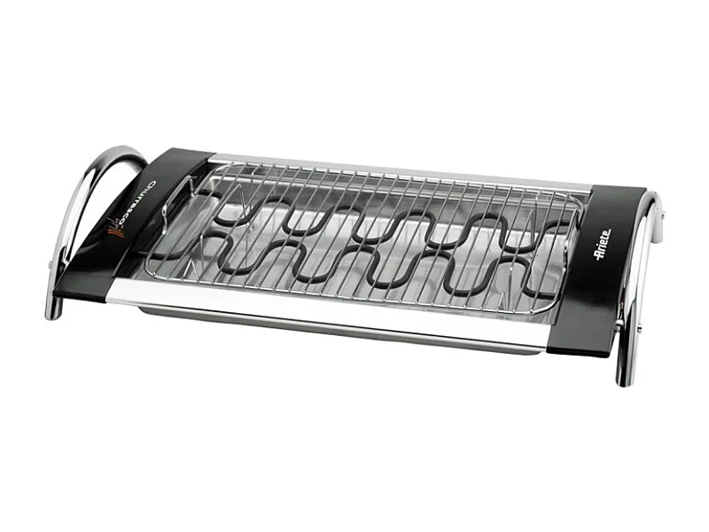 Ariete 732 2000 W Grill Electrique Dessus de table Noir, Argent