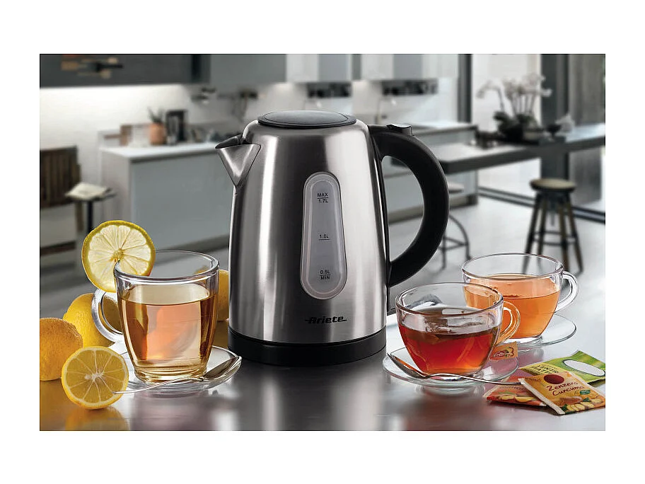 Bollitore elettrico 1,7L - Protezione contro surriscaldamento - Metal