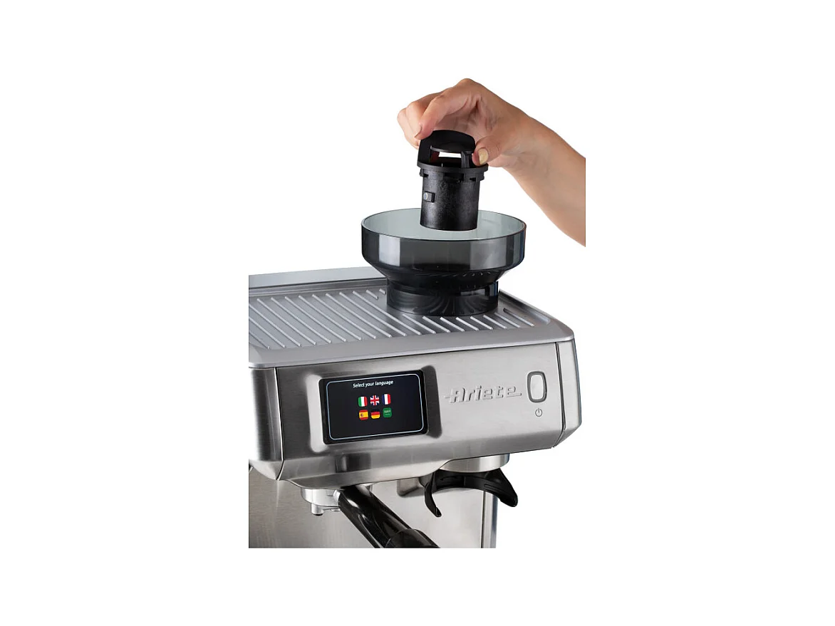 Macchina da Caffè con Display Digitale - 15 Bar - 1600W - Silver