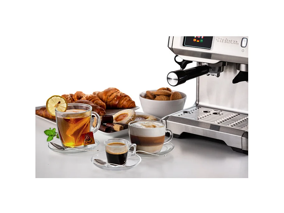 Macchina da Caffè con Display Digitale - 15 Bar - 1600W - Silver