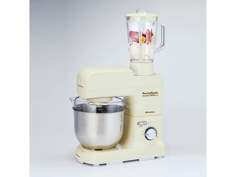 Impastatrice planetaria con frullatore - 10 velocità - Beige