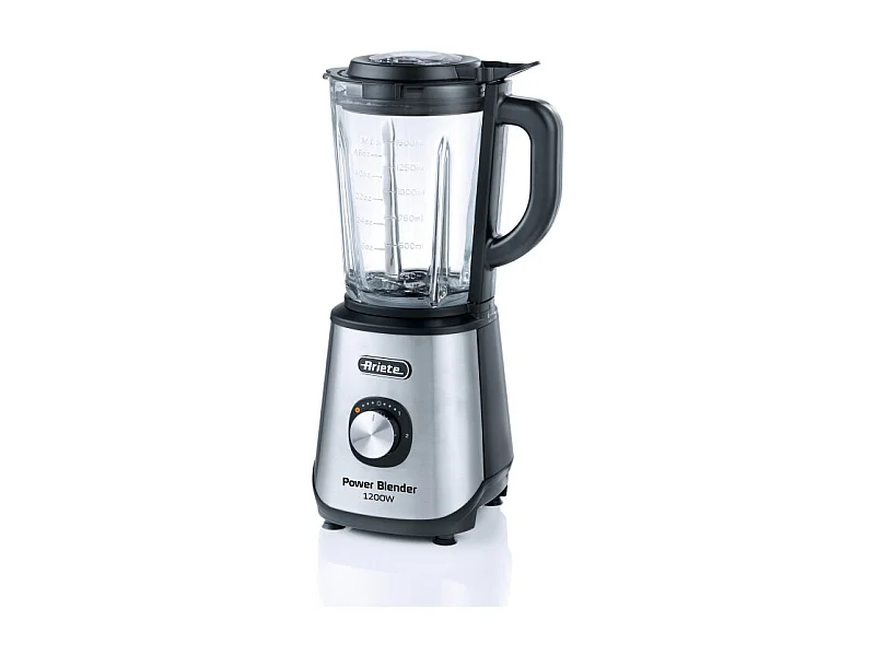 Frullatore Power Blender 1200W, 4 lame inox, 2 velocità, 1,5L - Metal