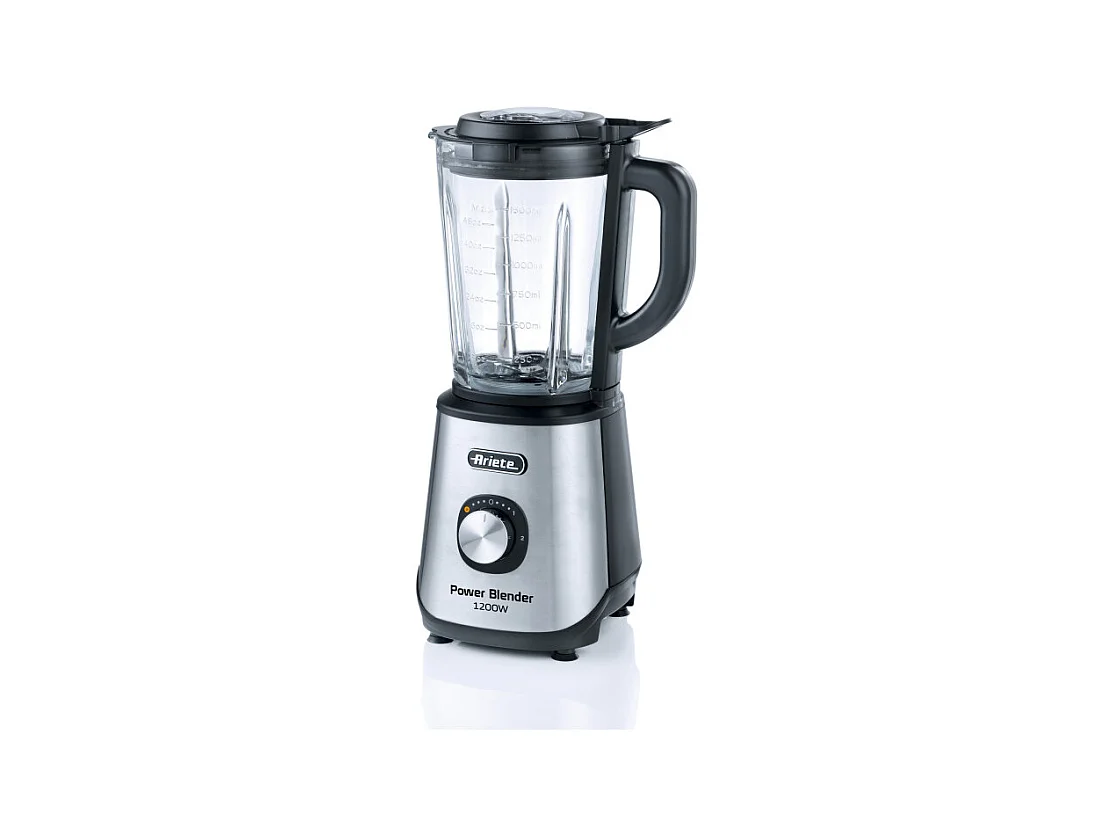 Frullatore Power Blender 1200W, 4 lame inox, 2 velocità, 1,5L - Metal
