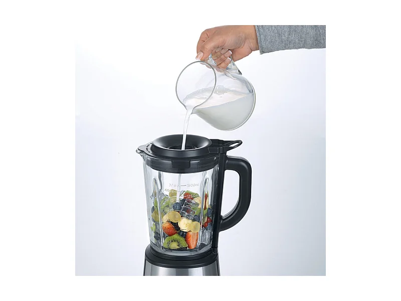 Frullatore Power Blender 1200W, 4 lame inox, 2 velocità, 1,5L - Metal