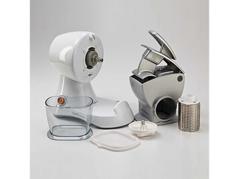 Grattugia elettrica - Rullo professionale - 120W - Argento