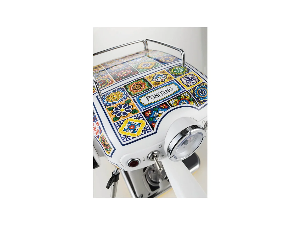 Macchina da caffè Positano 850W - Serbatoio 0,9L - Filtro ½ tazze - Cappuccinatore