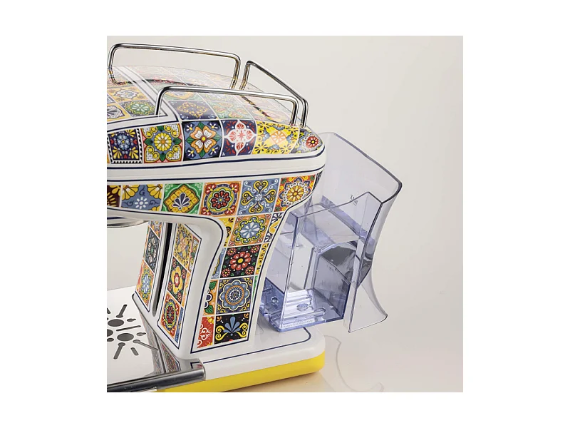 Macchina da caffè Positano 850W - Serbatoio 0,9L - Filtro ½ tazze - Cappuccinatore