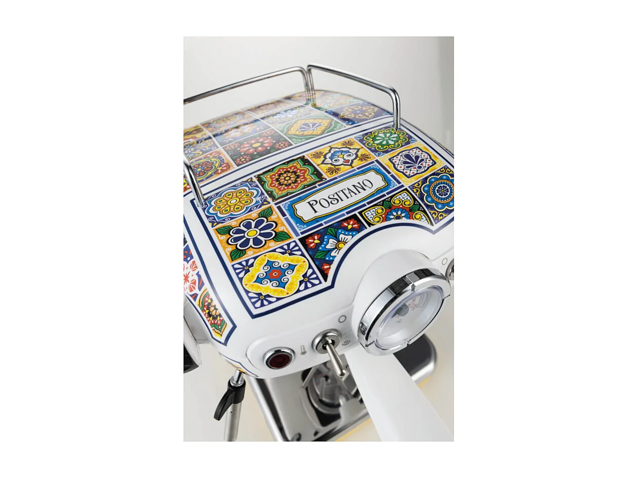 Machine à café Ariete 1389 Positano 850 W Capacité du réservoir 0,9 L Bac à filtre et égouttoir Cappuccinatore