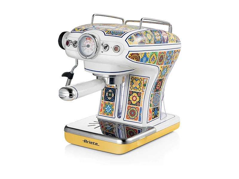 Machine à café Ariete 1389 Positano 850 W Capacité du réservoir 0,9 L Bac à filtre et égouttoir Cappuccinatore