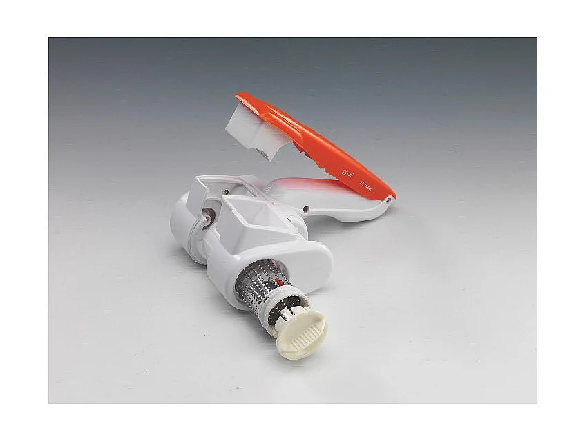 Grattugia elettrica senza filo - Rullo in Acciaio Inox - Batteria ricaricabile - Arancione