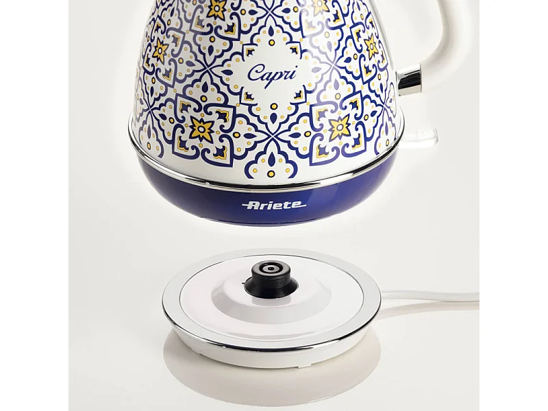 Bollitore elettrico 1,7L - Infusi, tè, tisane - Base cordless - Autospegnimento