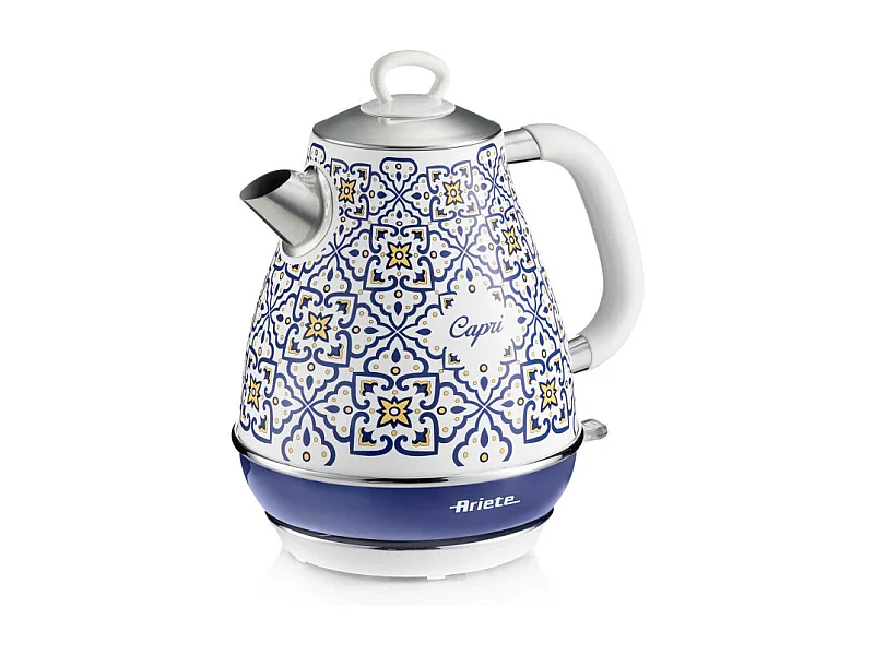 Ariete 2869 Capri Kettle, Bouilloire électrique, 1,7 L, Infusions, thé, tisanes, Base sans fil, Arrêt automatique