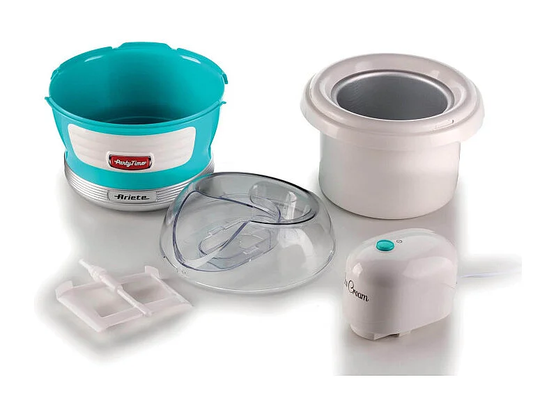 Macchina per fare il gelato 12W, capacità 1,5L, tempo preparazione 30 minuti - Azzurro