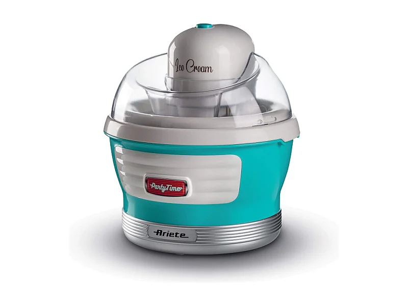 Macchina per fare il gelato 12W, capacità 1,5L, tempo preparazione 30 minuti - Azzurro