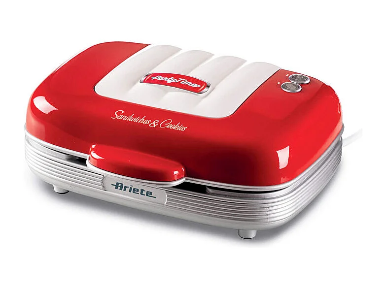 Piastra Elettrica Multifunzione - 700W - 3 Piastre Intercambiabili - Rosso