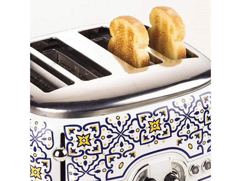 Tostapane 1630W - 4 fette - 6 livelli di doratura - Espulsione automatica