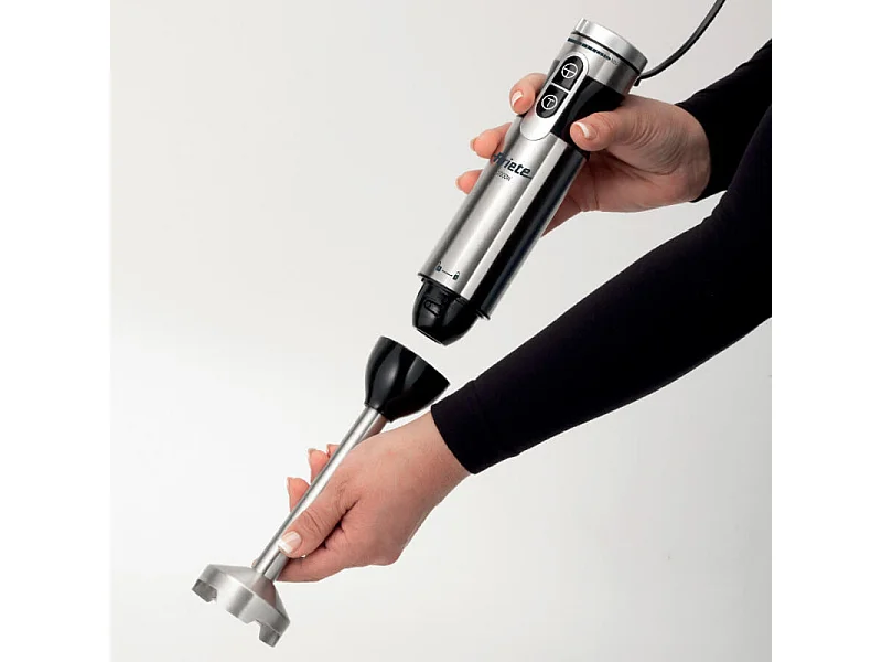 Ariete 898 2 L Mélangeur par immersion 1000 W Noir, Acier inoxydable