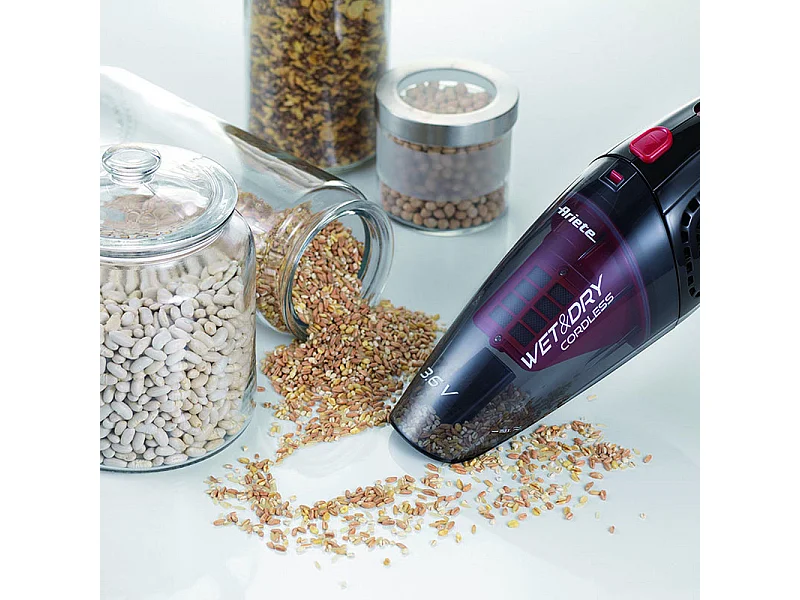 Aspirabriciole e Liquidi Senza Fili - Wet & Dry, Batteria Ricaricabile