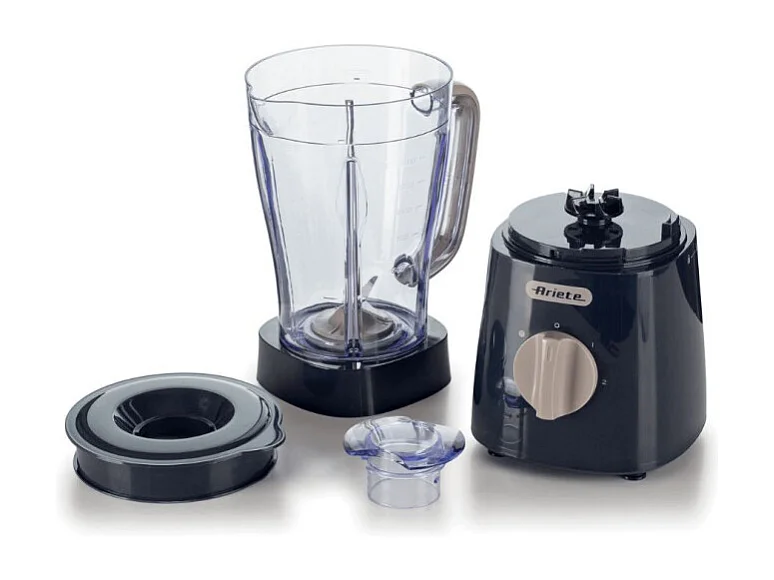 Frullatore Breakfast 500W, 4 lame in acciaio inox, 2 velocità, 1,5L - Dark & Sahara Grey