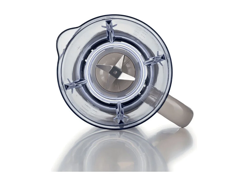 Frullatore Breakfast 500W, 4 lame in acciaio inox, 2 velocità, 1,5L - Dark & Sahara Grey