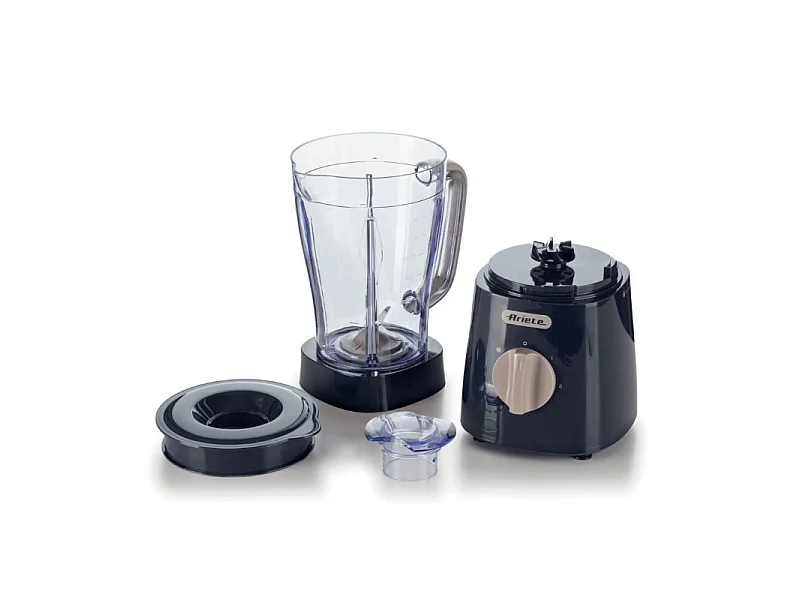 Frullatore Breakfast 500W, 4 lame in acciaio inox, 2 velocità, 1,5L - Dark & Sahara Grey