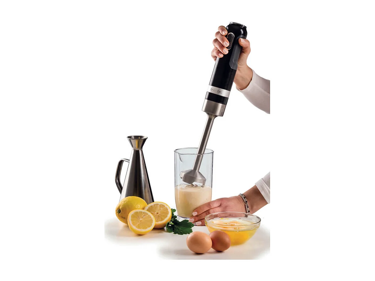 Frullatore a immersione 1000W - 10 velocità + turbo - Accessori inclusi - Nero