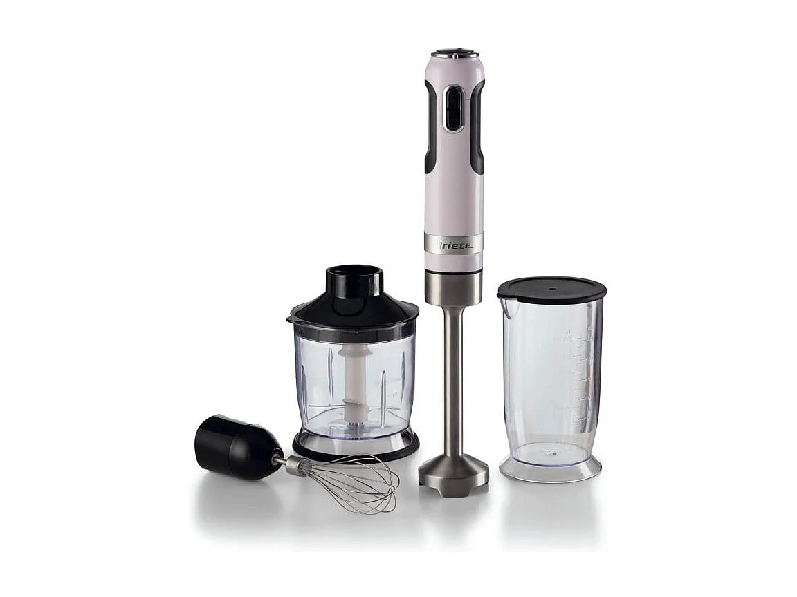 Frullatore a immersione 1000W - 10 velocità + turbo - Accessori inclusi - Bianco