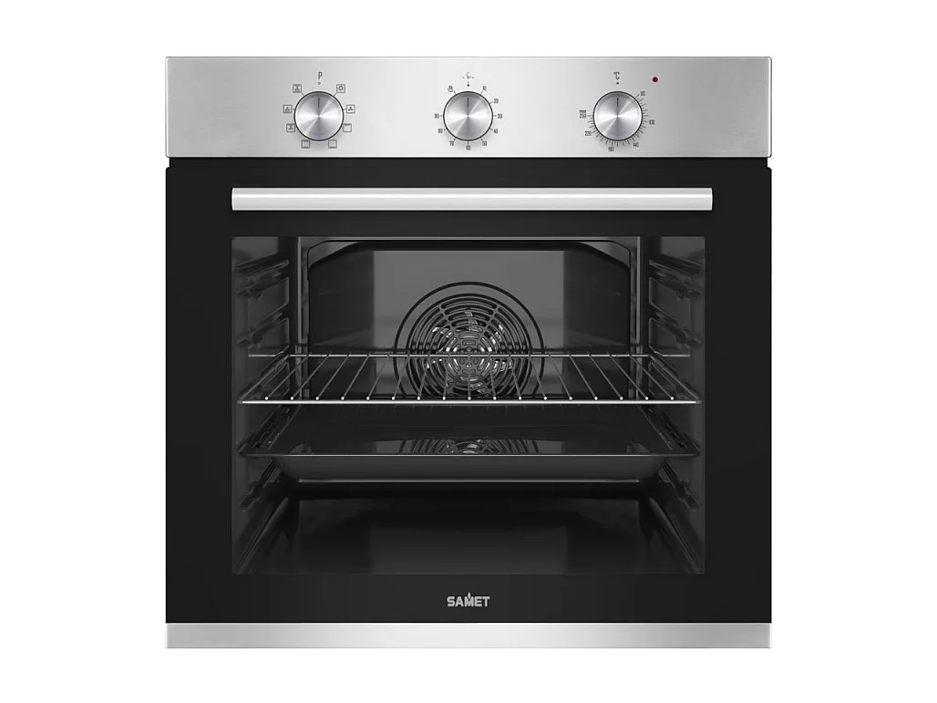 Giove forno incasso elettrico multifunzione inox timer meccanico