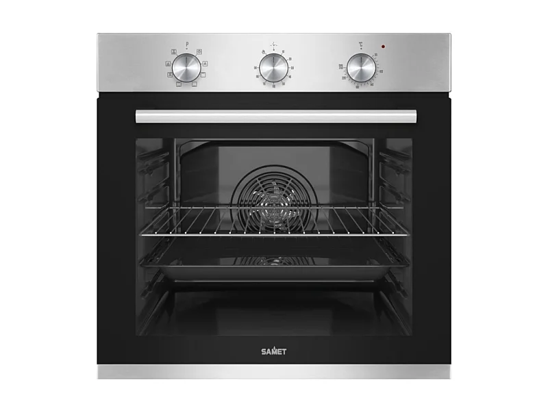 Giove forno incasso elettrico multifunzione inox timer meccanico