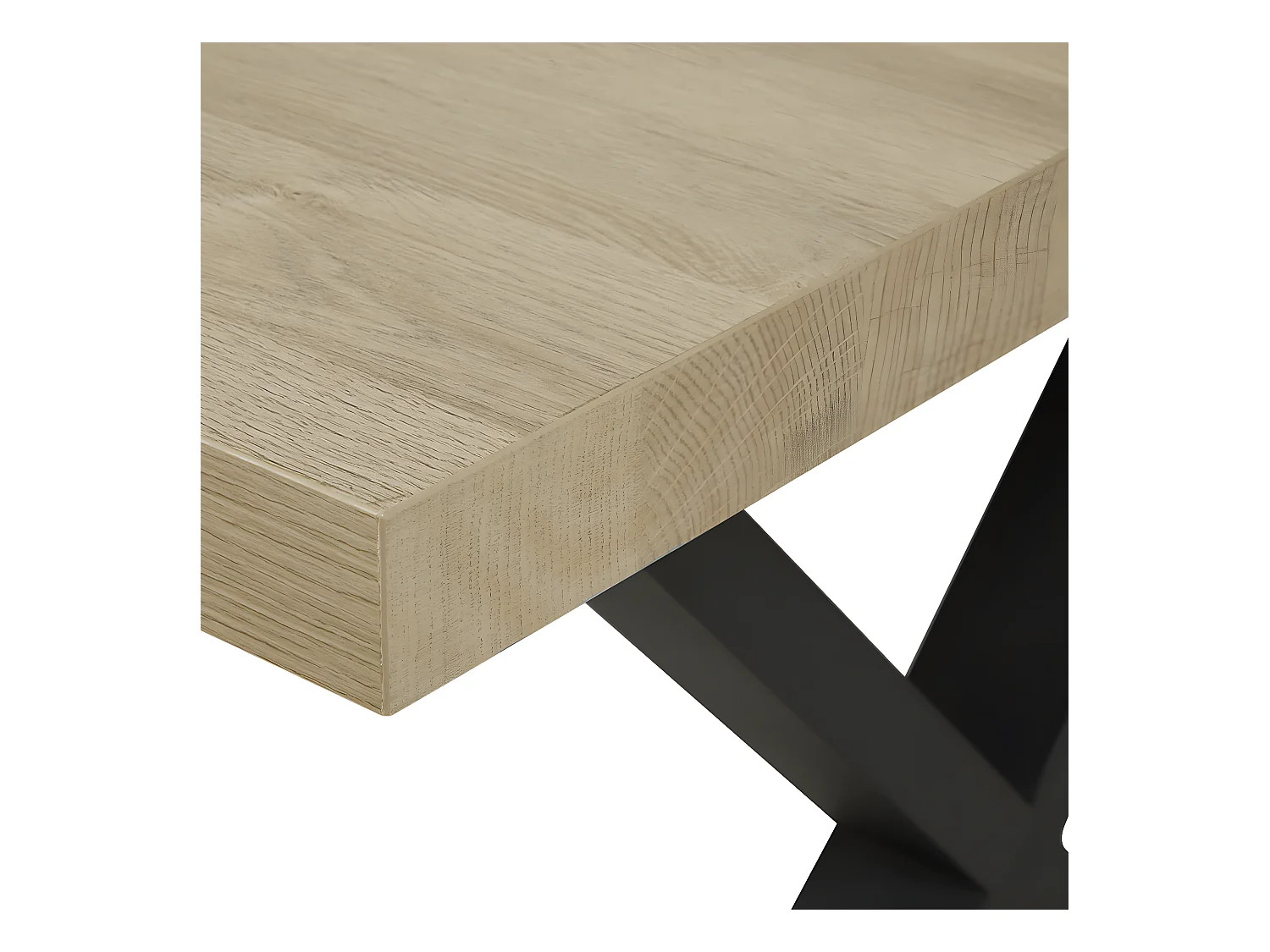 MASSIRE - Table Rectangulaire 230cm Aspect Bois
