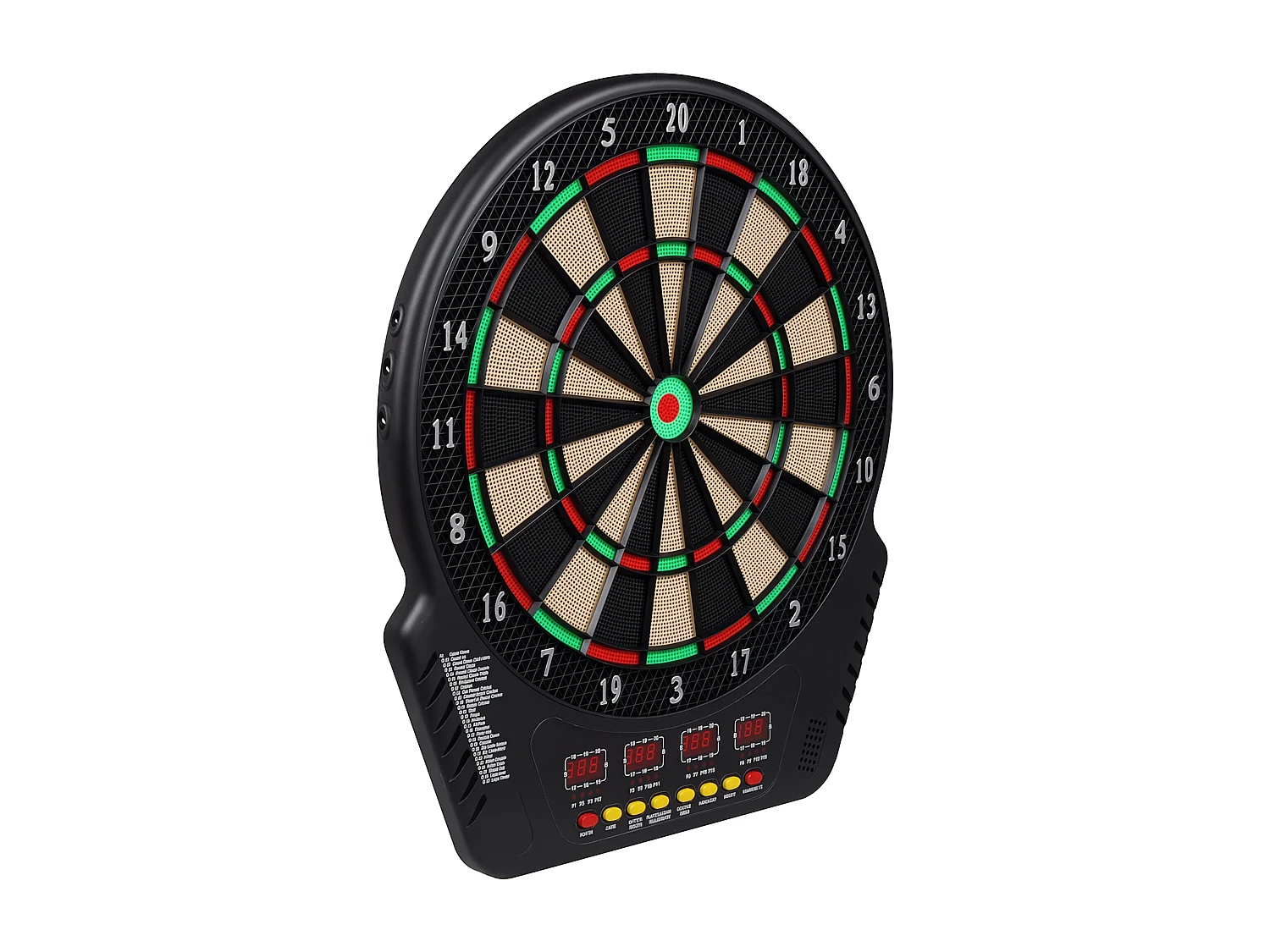 Cible jeu de flechettes électronique professionnel 243 jeux variés noir