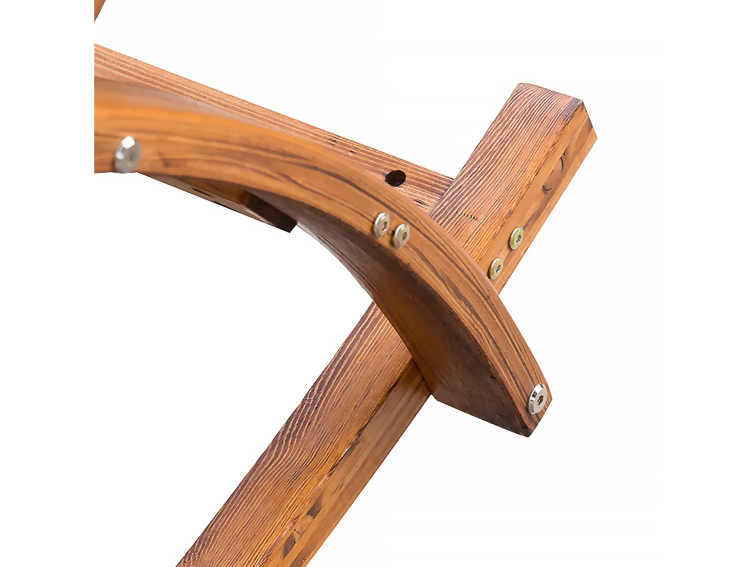 Chaise longue fauteuil berçant à bascule transat bain de soleil rocking chair en bois charge 120 Kg noir