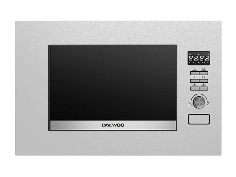 Forno microonde da incasso Daewoo MDBK201GS con grill 20 lt in acciaio inossidabile