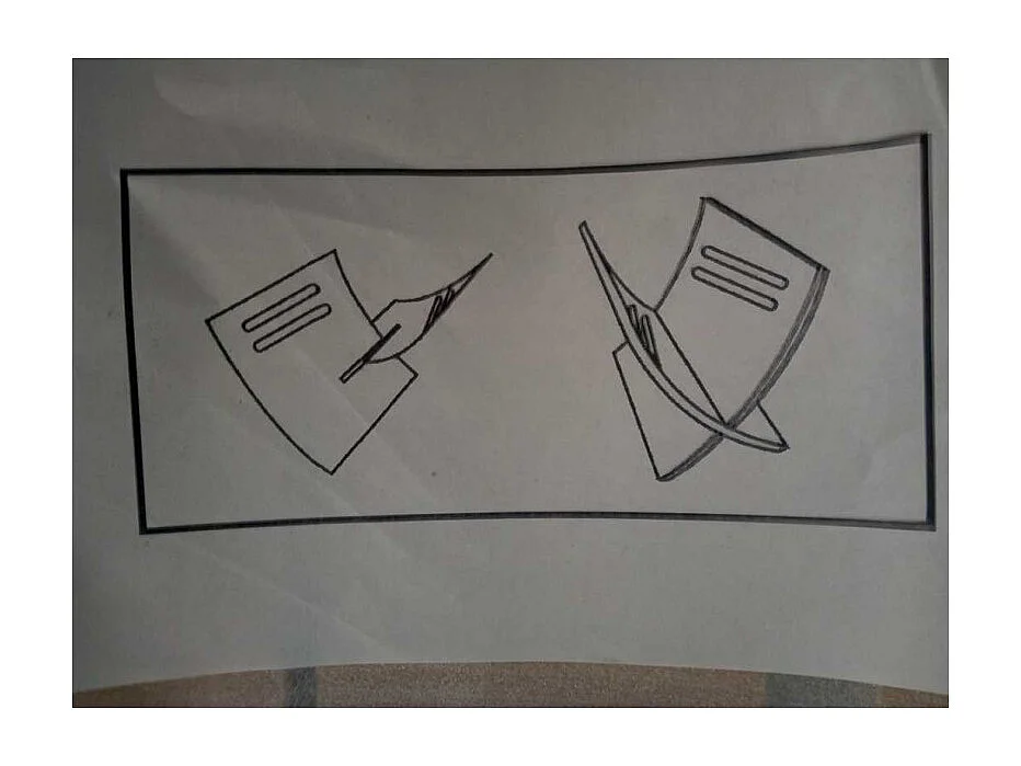 Portariviste legno naturale cm 30x25h29