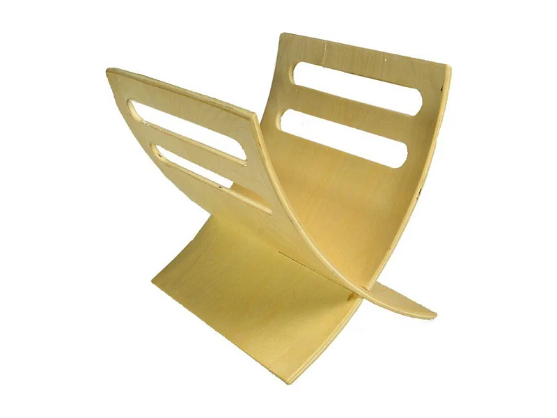 Portariviste legno naturale cm 30x25h29