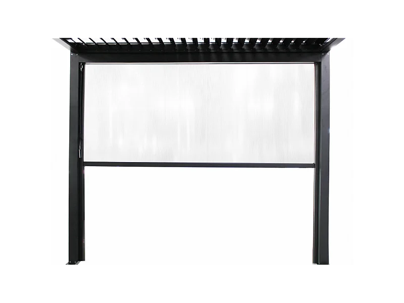 LATERALE PER LATO DA 3 M PERGOLA BIOCLIMATICA PVC