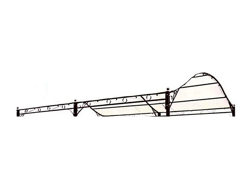 Gazebo ricambio tetto new york onda garage 3x4m - art. 7403140000
