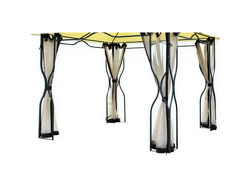 Gazebo ricambio zanzariera colorado 3x3m - art. 7403030000 130gr/m2 beige