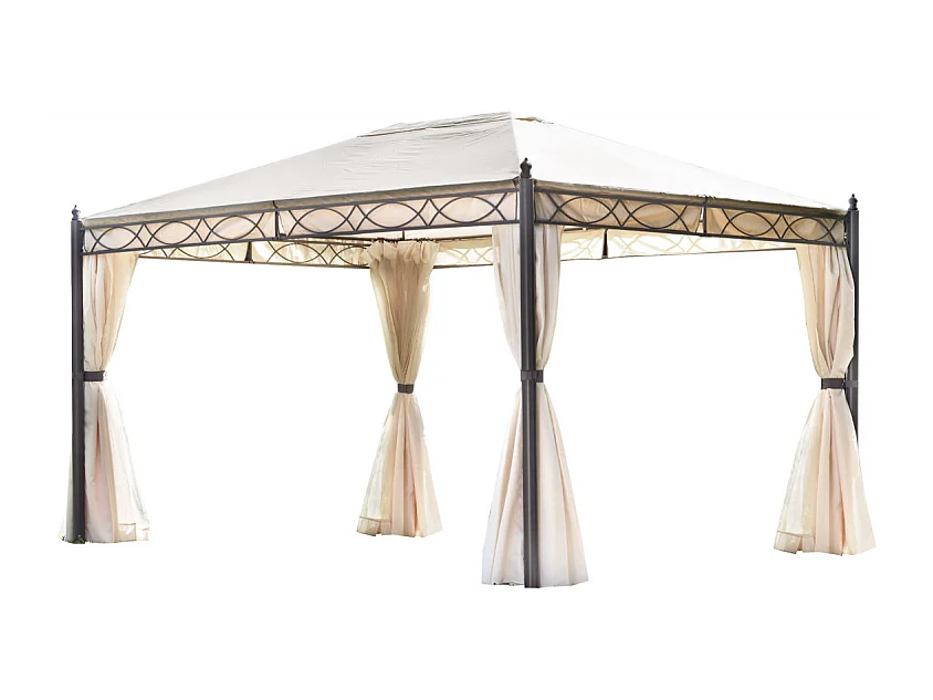 Set tende laterali MOIA di ricambio gazebo rettangolare 3 x 4 m