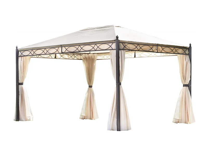Set tende laterali MOIA di ricambio gazebo rettangolare 3 x 4 m