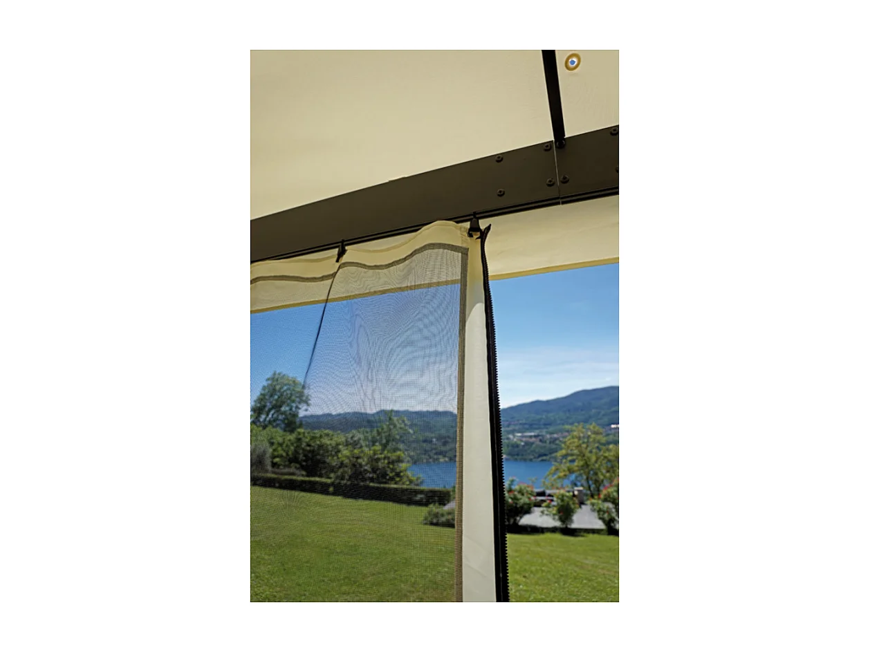 Set tende laterali di ricambio MOIA per gazebo in alluminio 3x4 m