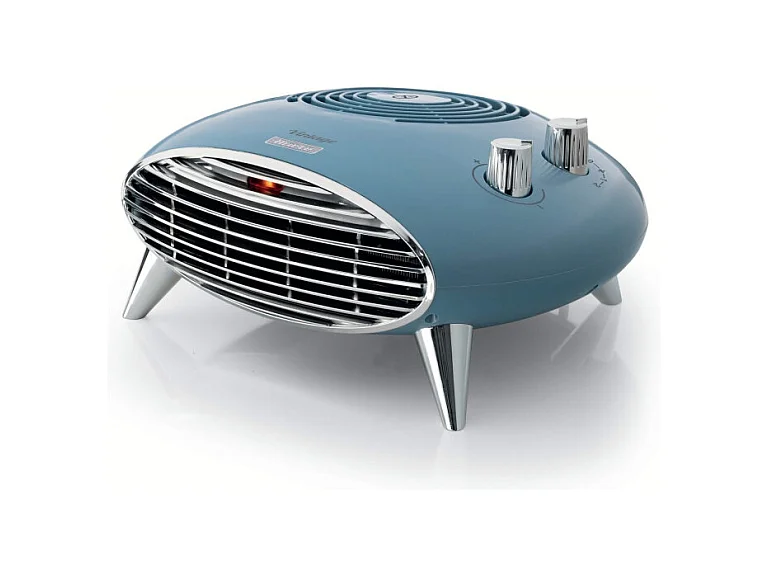 Termoventilatore da tavolo 2000W - Stufetta elettrica Celeste - Silenzioso con Termostato