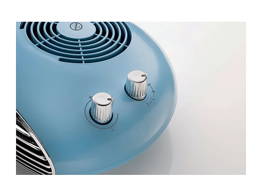 Ariete Vintage 8211/05 Intérieure Bleu, Chrome 2000 W Chauffage de ventilateur électrique