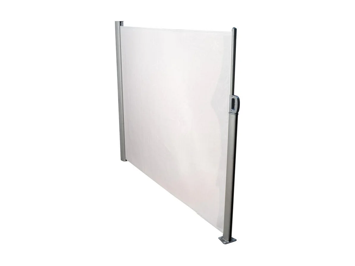 Tenda laterale cm 300x140 alluminio antracite tessuto grigio