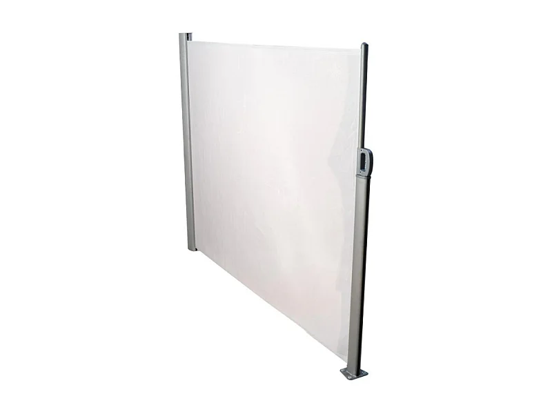 Tenda laterale cm 300x140 alluminio antracite tessuto grigio