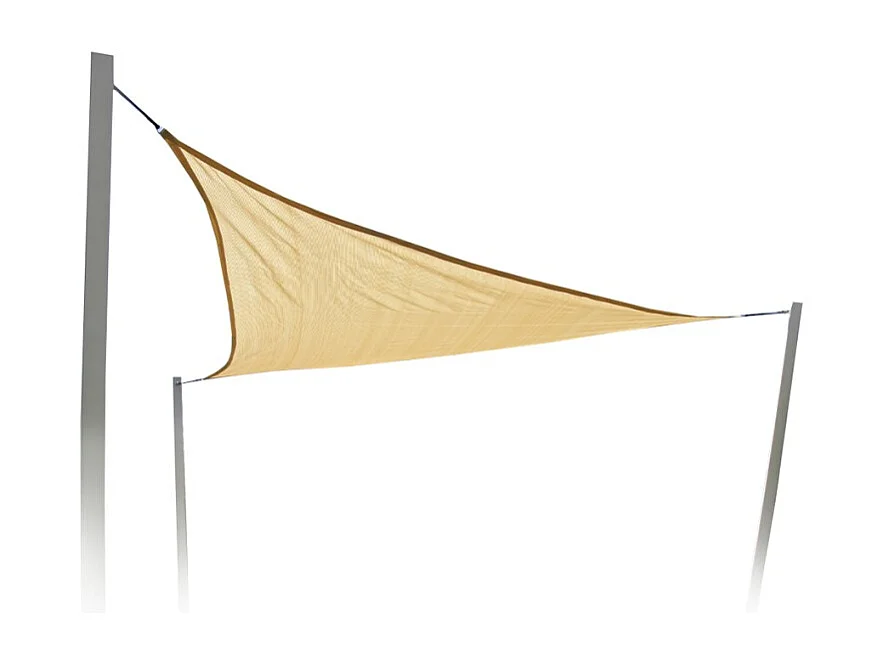 VELA TRIANGOLARE DIMENSIONI 360X360X360cm COLORE BEIGE