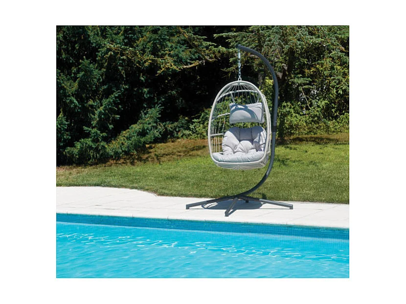 Poltrona Sospesa Antracite Moia